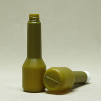 Botellas de Lubricante de 50 ml con Cuello Largo, Cilíndricas, de HDPE, con Tapa de Rosca y Serigrafía, para Aditivos de Combustible Automotriz