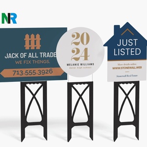 Hot Sell Waterproof Custom Logo Printing Lawn Signs Corrugated <b>Board</b> With Stakes for Promotion/advertising /decoration - Product Image 4