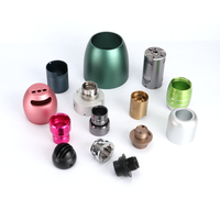 Casing Earphone Aluminium CNC OEM Profesional, Bagian-Bagian Presisi 5 Axis Untuk Headset Audio Kelas Atas