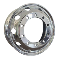WOPU NUEVO EN OFERTA, Llanta de Acero y Aluminio para Camión de 9.75x22.5, 10 Orificios, 285.75 PCD para HOWO TX SHACMAN X5000