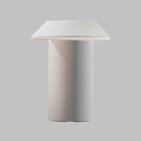 Lampe de table sans fil créative à commande tactile avec rendu d'ombres, ambiance lumineuse, lampe de nuit minimaliste, lampe portable en forme de champignon