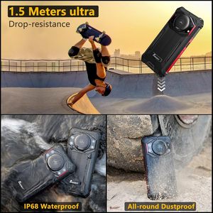 Fossibot f101p gồ ghề điện thoại thông minh <span class=keywords><strong>Android</strong></span> 13 7GB + 64GB /1TB 10600mAh mở khóa 123dB Loud khối lượng 5.45 \ "24MP + 8MP máy ảnh 4G Dual Sim - Product Image 4