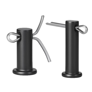 Goujon rainuré en acier au carbone noir M6 *25mm <span class=keywords><strong>DIN</strong></span> <span class=keywords><strong>7979</strong></span>, finition oxyde noir - Product Image 5