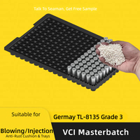 Masterbatch VCI à 2% de dosage, résine LDPE antirouille pour la fabrication de films VCI (conforme DGM, RoHS, REACH et homologué par Volkswagen)