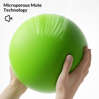 Ballon de sport d'intérieur pour enfants et adolescents de 14 ans, silencieux, rebond doux, en PU, logo personnalisé, OEM ODM, vente en gros, vente au détail