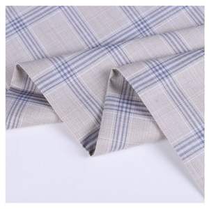 Hiver automne personnalisé <span class=keywords><strong>pas</strong></span> <span class=keywords><strong>cher</strong></span> Stock couleur échantillon gratuit Twill plaid marron Style TR perceuse costume tissu <span class=keywords><strong>au</strong></span> mètre - Product Image 5