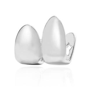 Vendita calda moda Grillz due denti superiori Iced Out Hip Hop personalità decorazione di Halloween Grillz gioielli per il corpo - Product Image 2