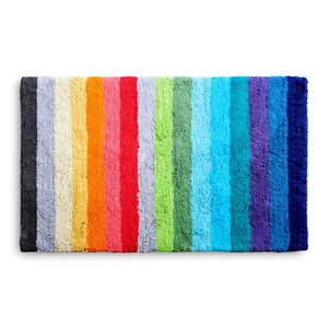 Alfombrillas de baño con mechones de algodón puro de lujo, alfombrilla de baño duradera larga, garantía de calidad, precios al por mayor, hecha a máquina ITHL - Product Image 1