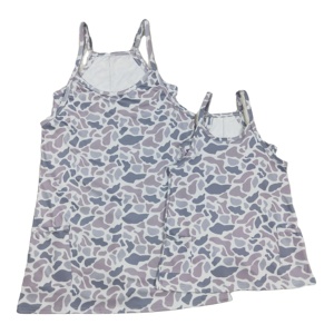 Moda mimetica mamma e io abito da Tennis donna body foderato nuovo design abbigliamento sportivo per bambini vestito da festa per adulti Yoga - Product Image 1