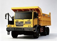 Camion benne minier tout-terrain XGA70 48L avec transmission et grande garde au sol, adapté aux conditions de travail minier difficiles