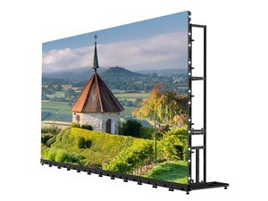 Panel LED de pie para eventos, gabinete de hierro, pantalla LED P3.91 de 500x1000 mm HD, animación de pared LED para tiendas minoristas - Product Image 6