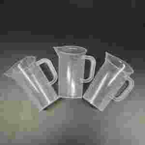 250 मिलीलीटर 500 एमएल 1000 एमएल 2000 एमएल विभिन्न आकारों के खाद्य ग्रेड लंबे रूप के साथ प्लास्टिक बीकर - Product Image 5