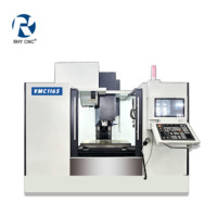 Centre d'usinage vertical 4 axes VMC1165 / Machine de fraisage CNC VMC 1165 / GSK-FANUC / Changeur d'outils automatique / Charge de table 800 kg