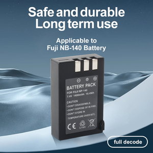 NP-140 Batterie d'appareil photo NP140 pour <span class=keywords><strong>Fujifilm</strong></span> <span class=keywords><strong>FinePix</strong></span> S100FS S200EXR S205EXR - Product Image 2