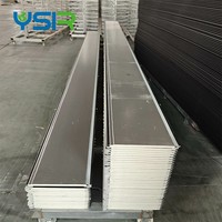 Vente flash : Panneaux sandwich WPC pour murs extérieurs d'entrepôts, isolation PU, façade métallique moderne
