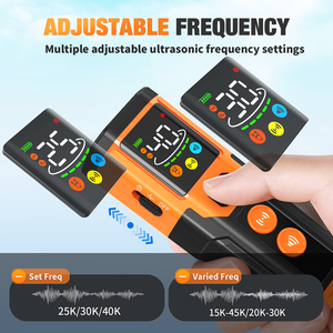 Dispositifs <span class=keywords><strong>anti</strong></span>-aboiement ultrasoniques 3X réglables sur 5 niveaux, portée de 23 pieds, pour corriger le mauvais comportement des chiens errants - Product Image 3