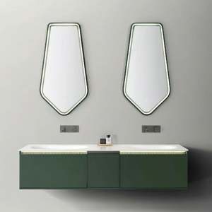 Hot Sale White Modern Floating Bathroom Cabinet 48 Inch Bathroom <b>Vanities</b> <b>with</b> Double Sink - Product Image 5