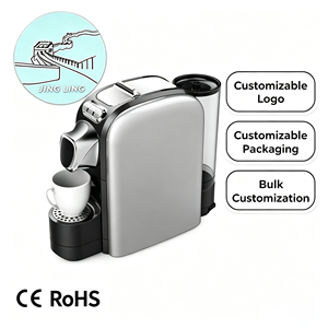 Cafetera Eléctrica Portátil Programable Automática de Cápsulas con Sistema de Preparación, Certificación ROHS, para Uso Doméstico y Hotelero - Product Image 1