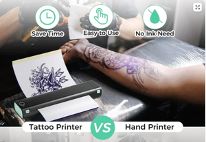 Phomemo m08f máy in xách tay nhiệt Tattoo máy in A4 Máy in di động tương thích với Android & IOS điện thoại - Product Image 3