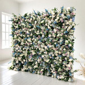 Thiết kế mới bán buôn tùy chỉnh hoa nhân tạo tường cho đám cưới trang trí kinh doanh - Product Image 3