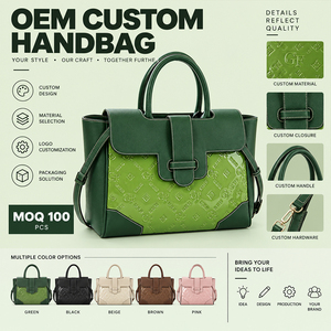 Sac à main en cuir PU pour femmes, sac à bandoulière tendance, sac à main multi-couleurs, logo personnalisé, marque privée, OEM ODM - Product Image 1