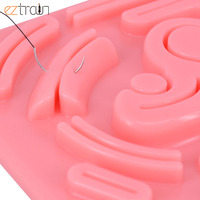Étudiant en médecine médecin infirmière enseignement Silicone laparoscopique Simulation formateur Suture pratique Pad