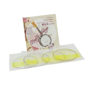 Fábrica al por mayor IRIN instrumentos desplumados 4 cuerdas accesorios BJ10 <span class=keywords><strong>Banjo</strong></span> cuerdas de alta calidad - Product Image 1