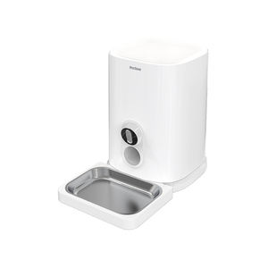 Comedero Inteligente para Mascotas con IA, Control por Aplicación, Carga, Dispensador Automático de Alimentos con Doble Tazón para Perros y Gatos - Product Image 1