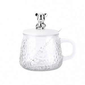 Nueva Taza de Café de Vidrio Ecológica 2024 con Tapa de Rosca, Diseño de Dibujos Animados, Estilo Americano, Unisex, Regalo para el Hogar y la Oficina - Product Image 6