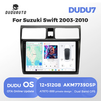 DUDUAUTO para Suzuki Swift 2003-2010, Sistema Multimedia Android Modificado para Auto, Navegación Bluetooth, Carplay, Pantalla de Visión Trasera