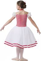 Robe de ballet américaine à manches bouffantes, tutu, jupe de ballerine, robe de princesse pour la scène, tenue de danse pour filles