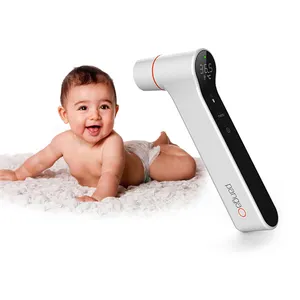 OEM medical portable lcd digital voice no touch sensor body infrared ear forehead thermometer gun for adults and kids price