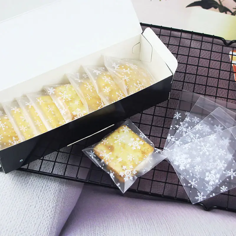 Cookie Candy Bags verdicken gefrostete selbst klebende DIY Backen Kunststoff Keks Paket Hochzeits feier