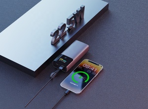 <span class=keywords><strong>Portable</strong></span> USB-C Charge Rapide 10000mAh 5V 9V 12V Batteries Au Lithium 21700 Power Bank câble intégré pour <span class=keywords><strong>iPhone</strong></span> 16 pour ordinateur <span class=keywords><strong>portable</strong></span> - Product Image 2