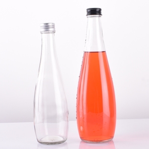 Botellas de <span class=keywords><strong>agua</strong></span> <span class=keywords><strong>mineral</strong></span> de bebida de <span class=keywords><strong>vidrio</strong></span> al por mayor claro vacío 330ml 500ml botellas de <span class=keywords><strong>vidrio</strong></span> cónicas de jugo con tapón de rosca - Product Image 1