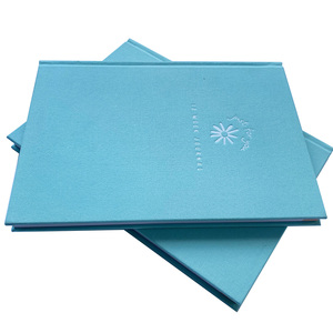 Tùy chỉnh Linen kế hoạch Bìa Cứng Máy Tính Xách Tay Vải vải Bìa Tạp Chí in ấn cuốn sách - Product Image 3