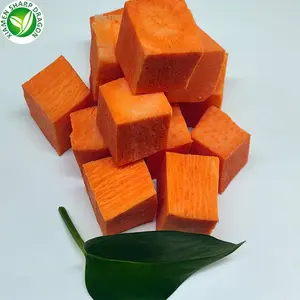 2023 new season supplier price frozen steamed sweet potato diced