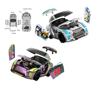 Nuova Auto RC da Drift 2027 - Giocattolo da Battaglia con Collisioni e Esplosioni per Ragazzi |   Modello di assemblaggio fai-da-te con design antiurto - Product Image 1