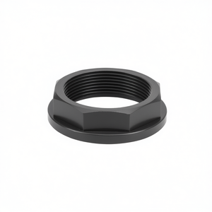 M16x1.5 Plastic Nut Black Hexagonal Threaded Insert For Metal <b>Fastening</b> Applications - Product Image 2