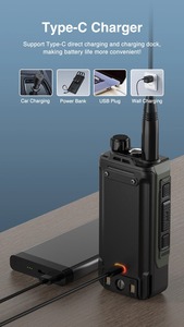 Walkietalkie Baofeng UV-16M Multi-Band USB-C 2 Weg Radio Lange Afstand Uv16 10Km Fm Radio Ip68 Waterdichte Transceiver 999ch - Product Image 5