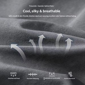 Men's Summer Lightweight Casual Pants Waterproof Breathable Straight Leg <strong>Trousers</strong> 3D Tailoring Elastic Mid <strong>Side</strong> <strong>Zip</strong> Colored - Product Image 4