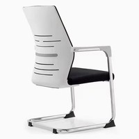 Chaise de bureau ergonomique à dossier arqué pour personnel de conférence, confortable pour une longue utilisation, vente directe usine