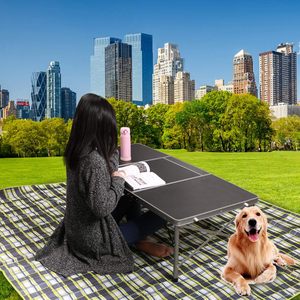 Soporte Ajustable para Estufa de 4 Pies, 48 x 24 Pulgadas, Ligero, Portátil, para Barbacoa, Camping, Picnic, Color Negro - Product Image 4