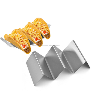 En gros En Acier Inoxydable Support de Taco Pour Four Pas Cher Salle À Manger Pain Taco <span class=keywords><strong>Food</strong></span> Show - Product Image 4