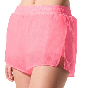Shorts de sport d'été pour femmes, écologiques, respirants, en laine peignée, durables, en polyester, bermuda décontracté, prix de gros bas, coupe droite - Product Image 4