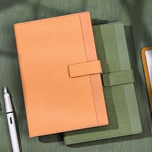 ชุดของขวัญ A6สมุดแพลนเนอร์สมุดโน้ตหนัง PU แบบปกแข็ง B5 A5พร้อมกล่องและปากกา - Product Image 1