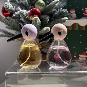 Botella de Vidrio Esférica con Diseño de Pájaro, Perfume Infantil de 50 ml, Bonito Perfume Infantil con Aroma a Princesa, 2 Aromas Mezclados, Perfume para Niños - Product Image 2