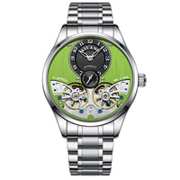 Montre mécanique à tourbillon |   Montre automatique de sport pour homme de haute qualité, montre-bracelet de luxe pour affaires