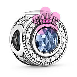 Colgantes de Corona de Plata 925 con Circones y Cuentas DIY para la Creación de Joyería Estilo Punk para Mujer, Venta al por Mayor a Granel - Product Image 2