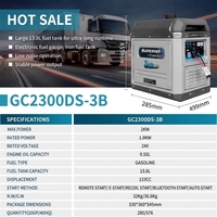 LONCIN GCN2300DS-3B 24V DC 4-Takt Benzin-Generator 2KW Max 1,8KW Nennleistung Fernbedienung für Autostart